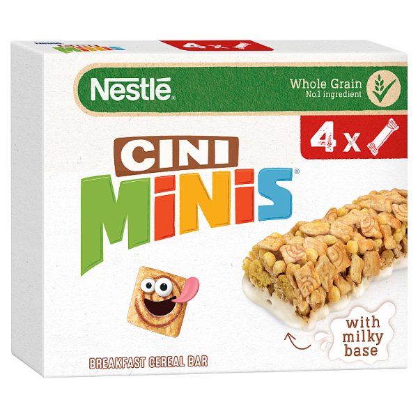 Nestlé Cini Minis Płatki śniadaniowe w formie batonika 100 g (4 x 25 g)