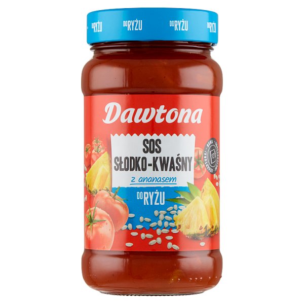 Dawtona Sos słodko-kwaśny z ananasem do ryżu 550 g