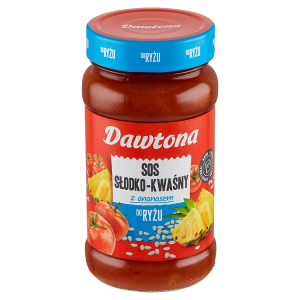 Dawtona Sos słodko-kwaśny z ananasem do ryżu 550 g