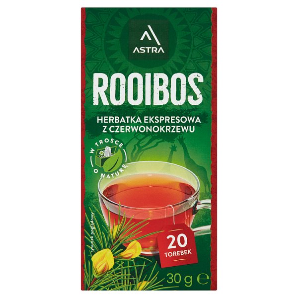 Astra Herbatka ekspresowa Rooibos 30 g (20 x 1,5 g)