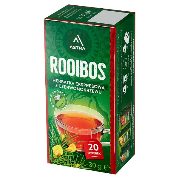 Astra Herbatka ekspresowa Rooibos 30 g (20 x 1,5 g)