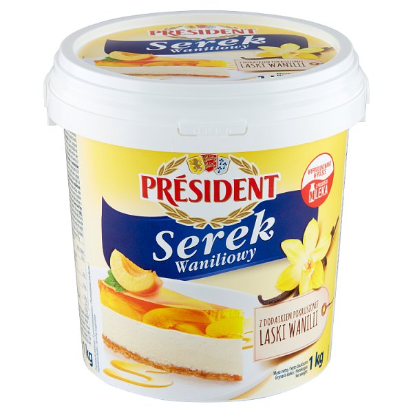 Président Serek waniliowy 1 kg