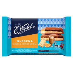 E. Wedel Czekolada mleczna o smaku Orange Mocha 100 g