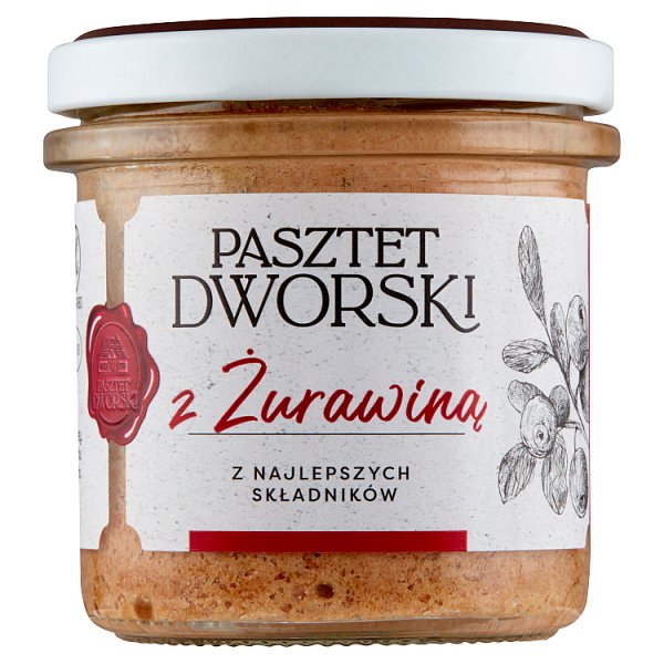 Pasztet Dworski z żurawiną 130 g