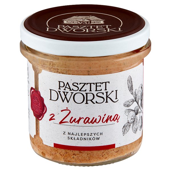 Pasztet Dworski z żurawiną 130 g