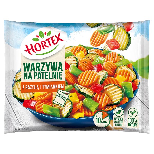 Hortex Warzywa na patelnię z bazylią i tymiankiem 450 g