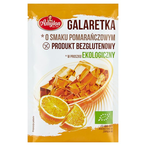 Amylon Galaretka o smaku pomarańczowym w proszku 40 g