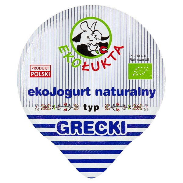 Ekołukta Eko jogurt naturalny typ grecki 200 g