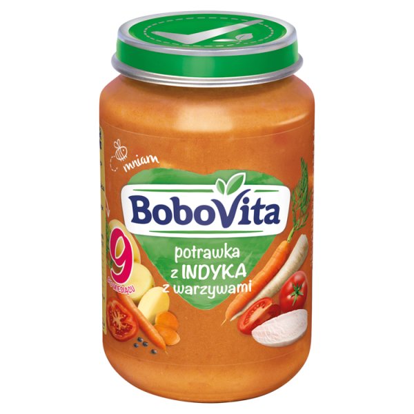 BoboVita Potrawka z indyka z warzywami po 9 miesiącu 190 g