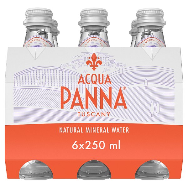 Acqua Panna Naturalna woda mineralna niegazowana 1,5 l (6 x 250 ml)