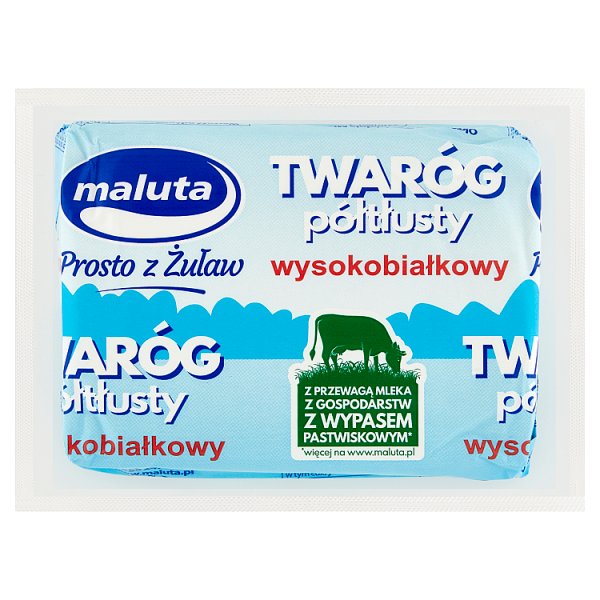 Maluta Twaróg półtłusty wysokobiałkowy 200 g