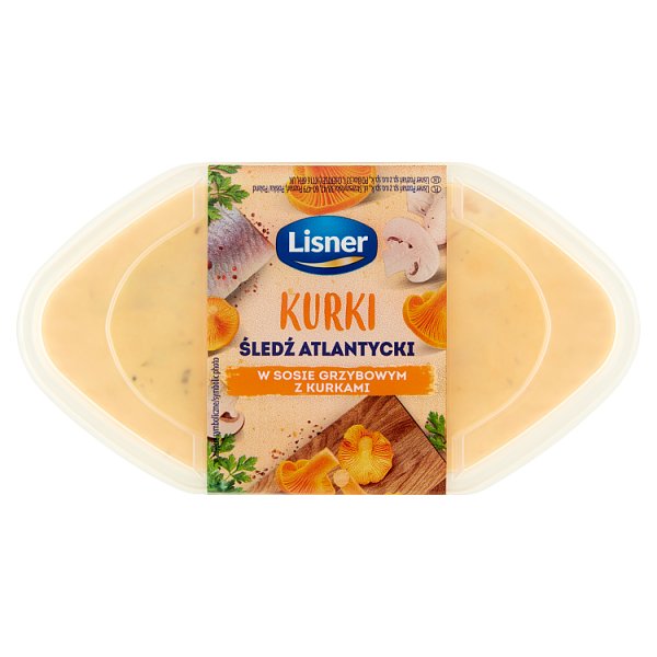 Lisner Śledź atlantycki w sosie grzybowym z kurkami 280 g