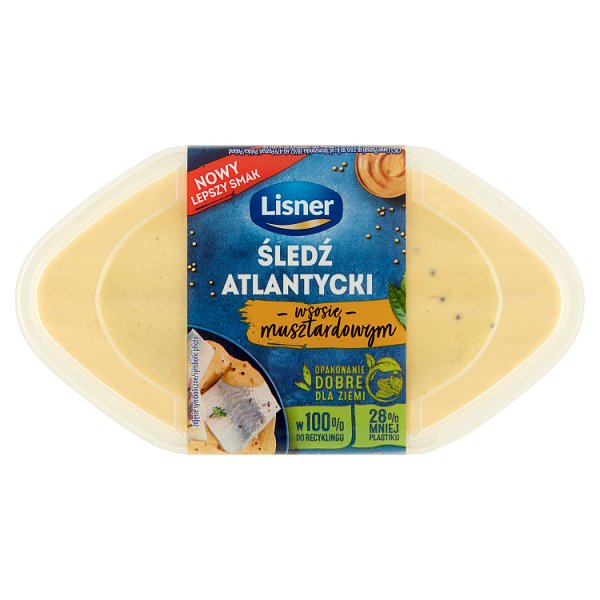 Lisner Śledź atlantycki w sosie musztardowym 280 g