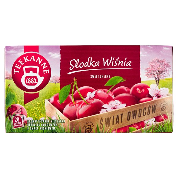 Teekanne Aromatyzowana mieszanka herbatek owocowych słodka wiśnia 50 g