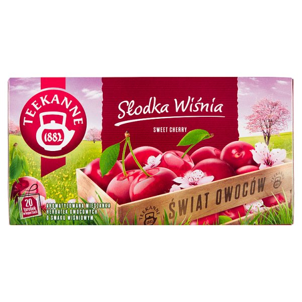 Teekanne Aromatyzowana mieszanka herbatek owocowych słodka wiśnia 50 g