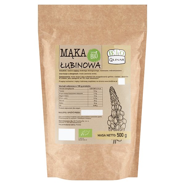 Bio Qlinar Mąka łubinowa 500 g