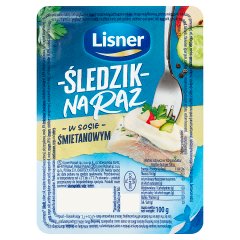 Lisner Śledzik na raz w sosie śmietanowym 100 g