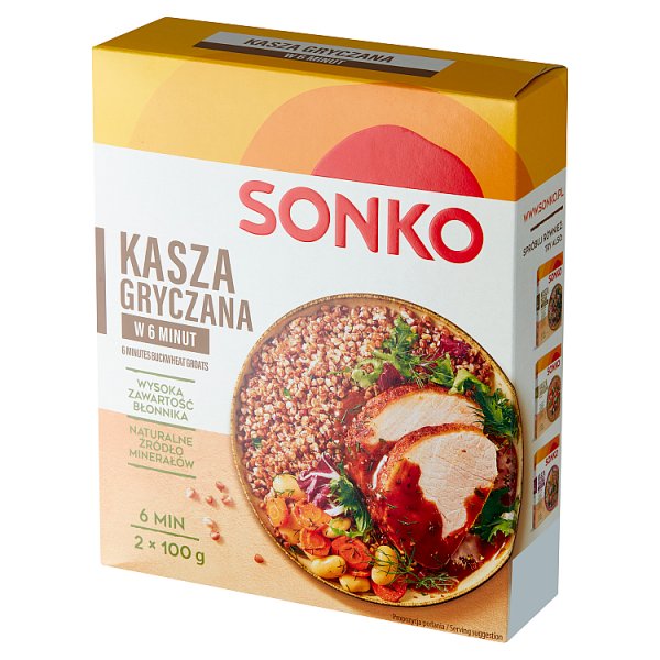 Sonko Kasza gryczana w 6 minut 200 g (2 x 100 g)