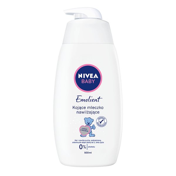 Nivea Baby Emolient Kojące mleczko Nawilżające 500ml