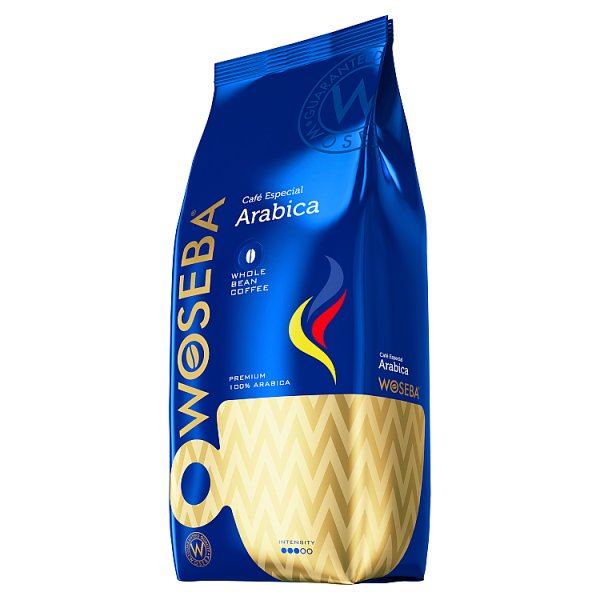 Woseba Café Especial Arabica Kawa palona ziarnista 1000 g