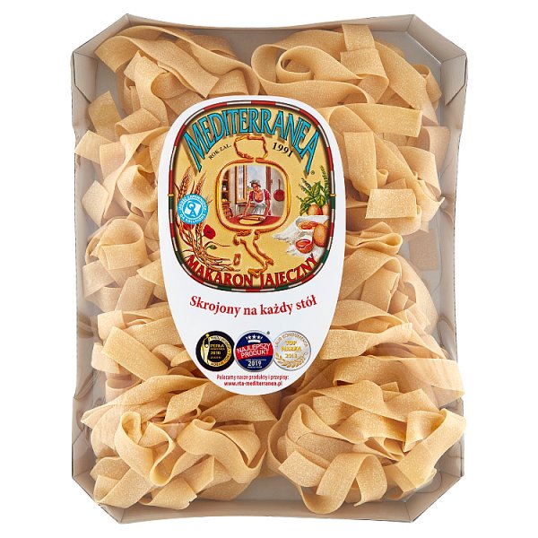 Mediterranea Makaron jajeczny 155 papardelle szerokie 500 g