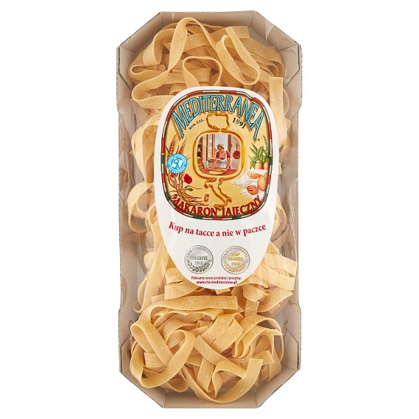 Mediterranea Makaron jajeczny 105 papardelle 250 g