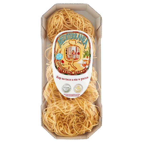 Mediterranea Makaron jajeczny 103 wstążka standard 250 g