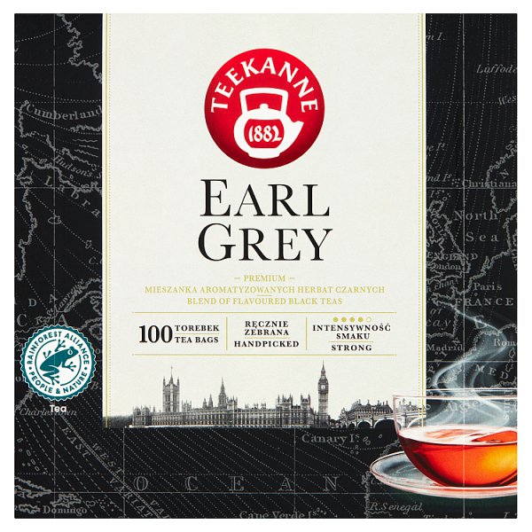 Teekanne Earl Grey Mieszanka herbat czarnych 165 g (100 x 1,65 g)