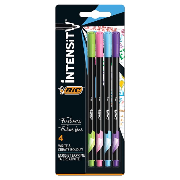 BiC Intensity Fine Cienkopisy 4 sztuki