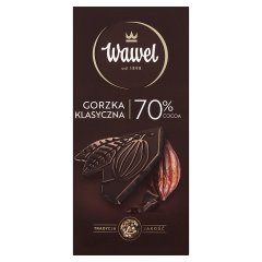 Wawel Czekolada gorzka 70 % cocoa klasyczna 100 g