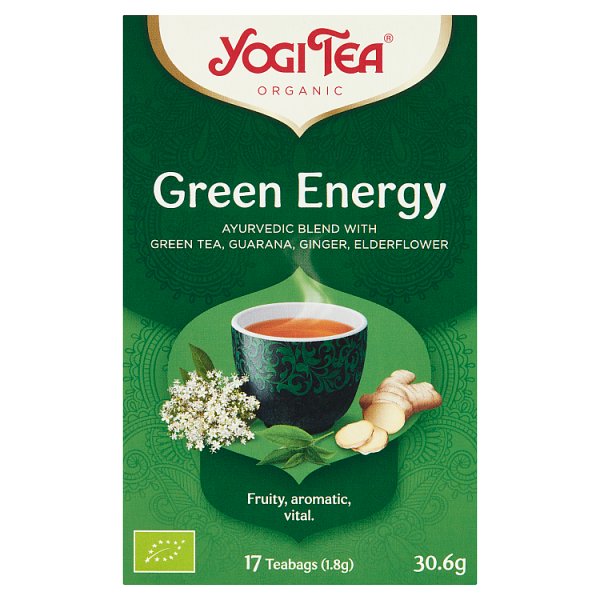 Yogi Tea Herbata zielona energia 30,6 g (17 x 1,8 g)