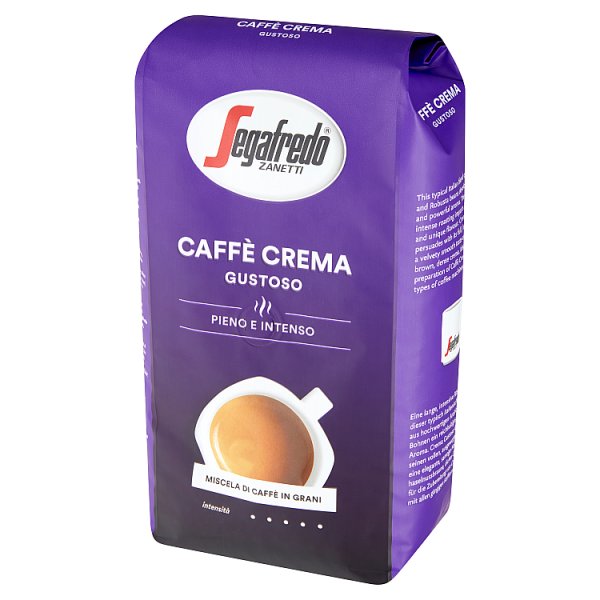 Segafredo Zanetti Caffè Crema Gustoso Kawa palona ziarnista 1000 g