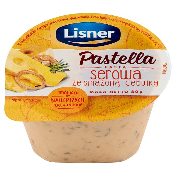 Lisner Pastella Pasta serowa ze smażoną cebulką 80 g