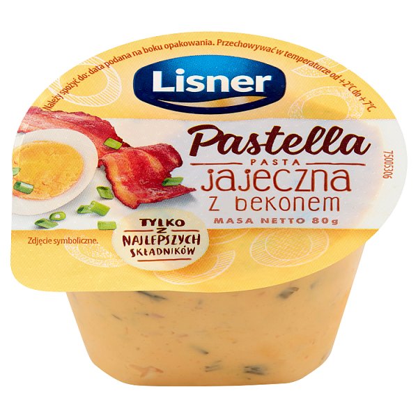 Lisner Pastella Pasta jajeczna z bekonem 80 g