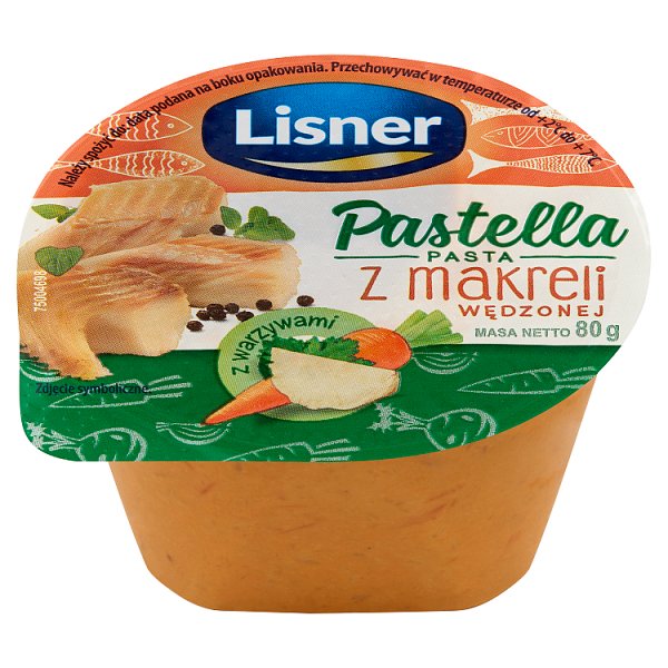 Lisner Pastella Pasta z makreli wędzonej 80 g