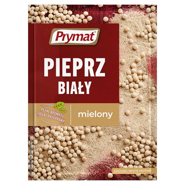 Prymat Pieprz biały mielony 15 g