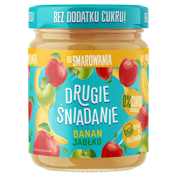 Drugie śniadanie Mus owocowy banan jabłko 270 g