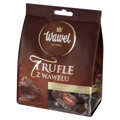 Wawel Trufle z Wawelu Cukierki kakaowe o smaku rumowym w czekoladzie 245 g