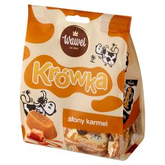 Wawel Krówka Pomadki mleczne słony karmel 250 g