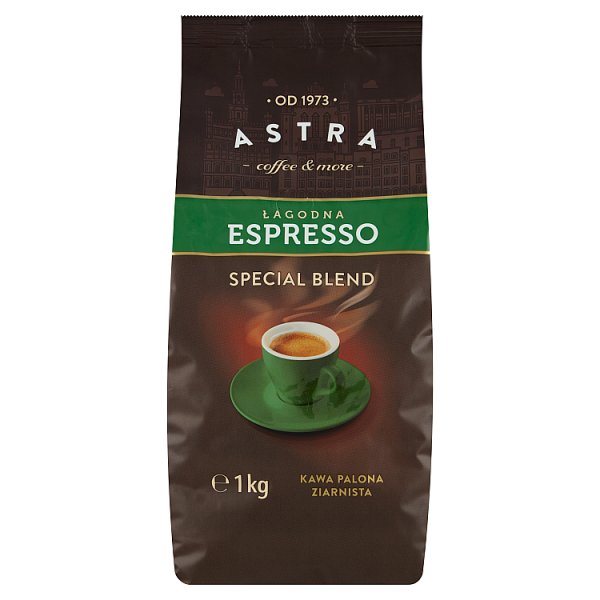 Astra Kawa palona ziarnista łagodna espresso 1 kg