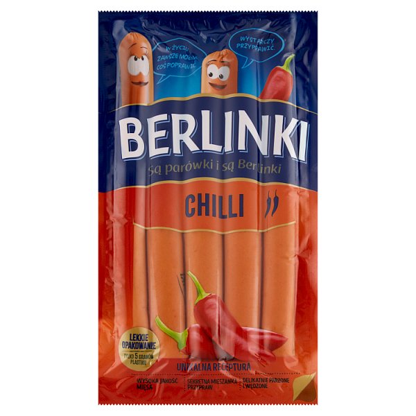 Berlinki Chilli Kiełbasa 250 g