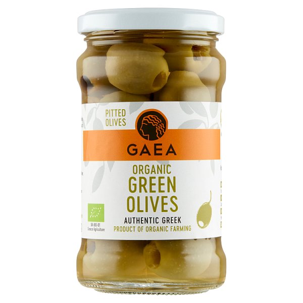 Gaea Organiczne zielone oliwki bez pestek 290 g