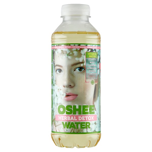 Oshee Vitamin Water Herbal Detox Napój niegazowany o smaku cytryny z miętą 555 ml