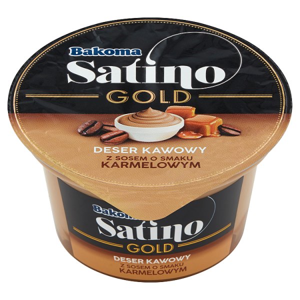 Bakoma Satino Gold Deser kawowy z sosem o smaku karmelowym 135 g