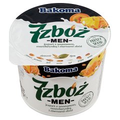 Bakoma 7 zbóż men Jogurt z ananasem mandarynką i ziarnami zbóż 300 g