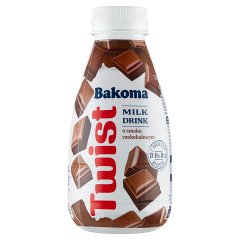 Bakoma Twist Mleczko o smaku czekoladowym 380 g