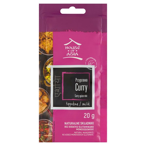 House of Asia Przyprawa curry łagodna 20 g