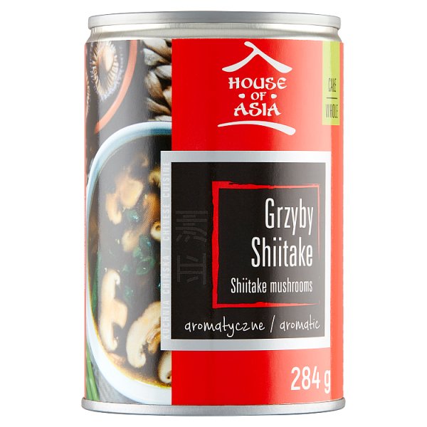 House of Asia Grzyby Shiitake aromatyczne całe 284 g