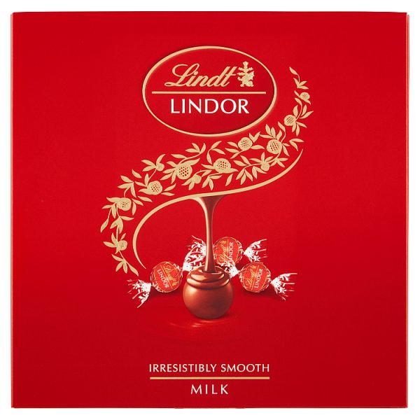 Lindt Lindor Praliny z czekolady mlecznej z nadzieniem 150 g