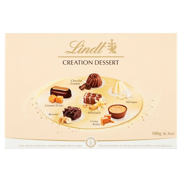 Lindt Creation Dessert Mieszanka czekoladek 180 g (18 sztuk)